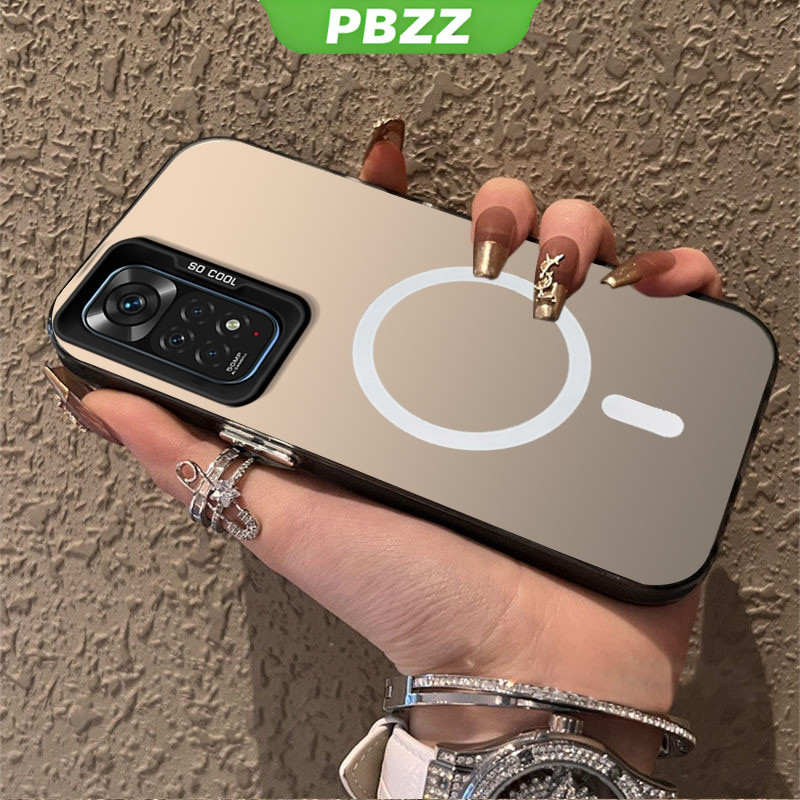 PBZZ FOR เคส สําหรับปลอก redmi note 11 4g xiaomi redmi note 11s redmi note 11 pro 5G เคสโทรศัพท์เคสแข็งTPUกันกระแทกออกแบบใหม่ความงามไร้สายแม่เหล็กดูดCYBSWX01