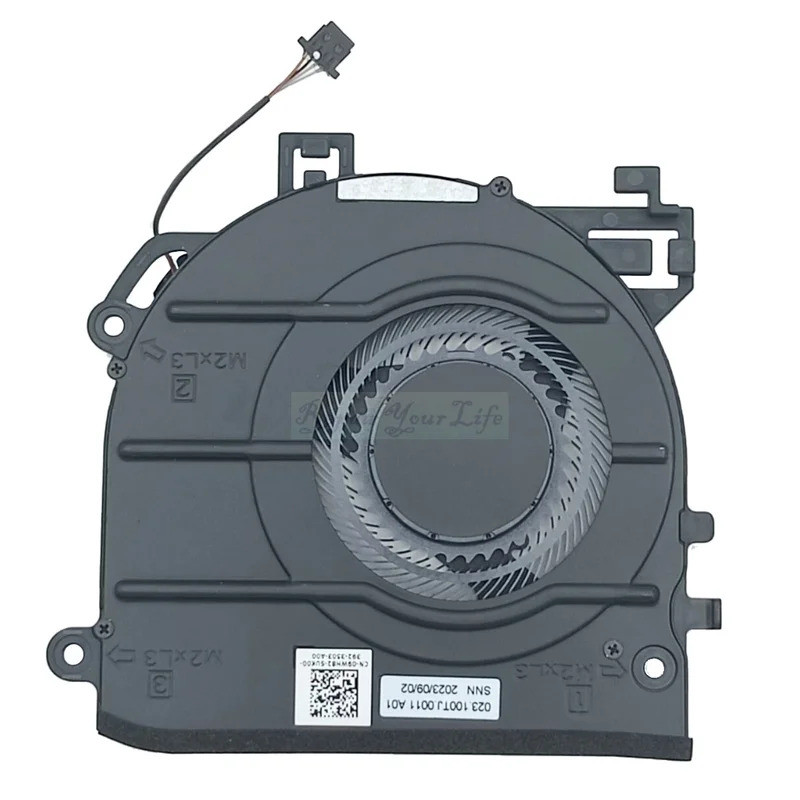 พัดลมระบายความร้อนแล็ปท็อปสําหรับ DELL Latitude 13 5340 2-in-1 โน้ตบุ๊ค PC CPU Cooler หม้อน้ํา EG500