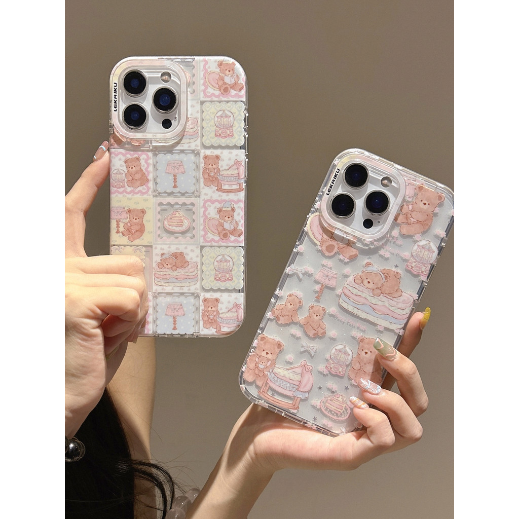 425 degree case เคส 425 degree เค้กโลลิต้าหมีเหมาะสําหรับ iphone17promax Apple 16pro น่ารัก 15 การ์ต