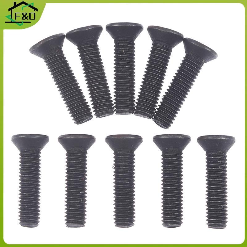 F&O 10 ชิ้นสกรูยึด M5*20 ด้ายมือซ้ายสําหรับอะแดปเตอร์ ChunF เจาะ Chu Shank 3/8