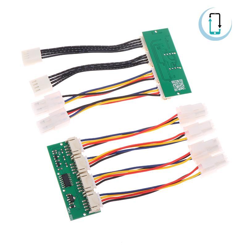 [AT] 12V 4-in-1 Square 4Pin พัดลมจําลองจําลองจําลองจําลองพิเศษสําหรับ Antminer S21 S19kpro T21 KS5 K