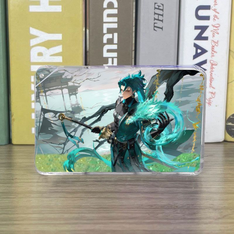 Wuthering Waves/Jiyan/Glitter Mahjong Flowing Mahjong Brick เกม Merchanting สองมิติยืนการ์ด/trhjd