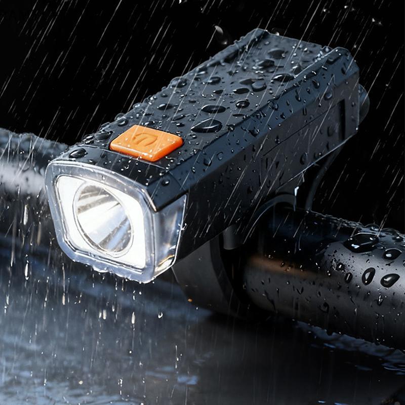 RAM ไฟหน้าจักรยาน LED แบบชาร์จไฟได้ USB-C, ไฟปั่นจักรยานติดตั้งง่าย (1/2 ชิ้น) OTC