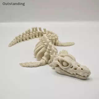 ที่โดดเด่น 1 ชิ้นไดโนเสาร์ขนาดใหญ่กระดูก Replica พร้อม Fins Mosasaurus Skeleton Aquarium ตกแต่งสําหรับเครื่องประดับถังปลา DIY อุปกรณ์เสริมใหม่