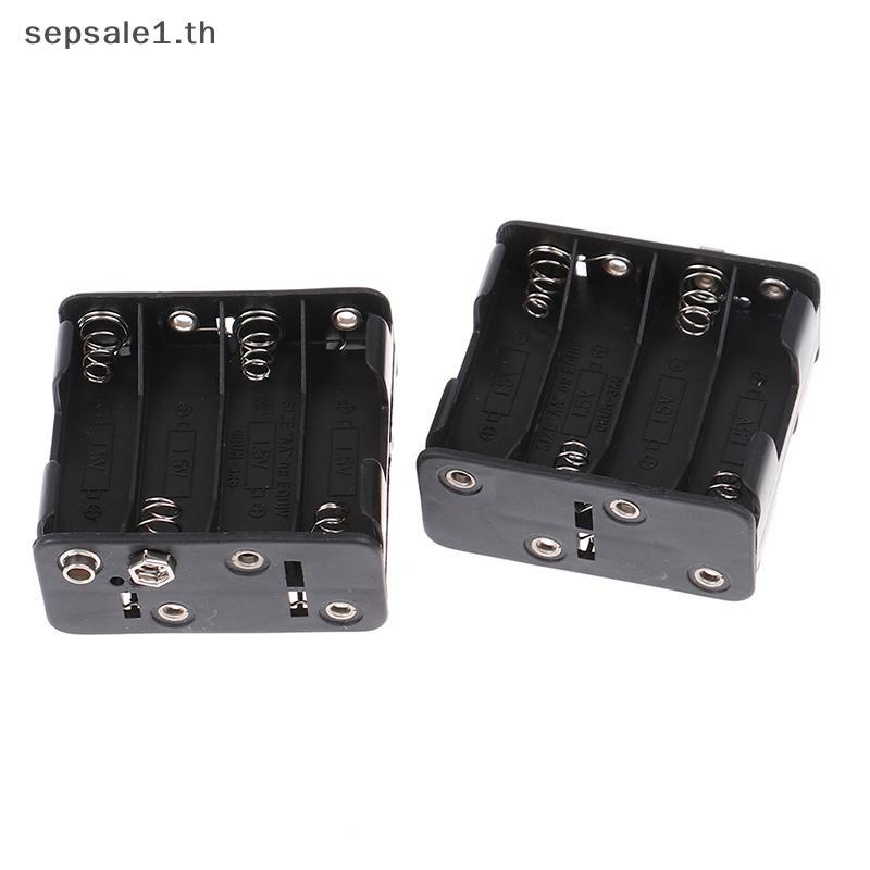 # SALE # 8*AA 12V Battery Clip Slot Storage Holder Box Case With 9V Snap Connector .