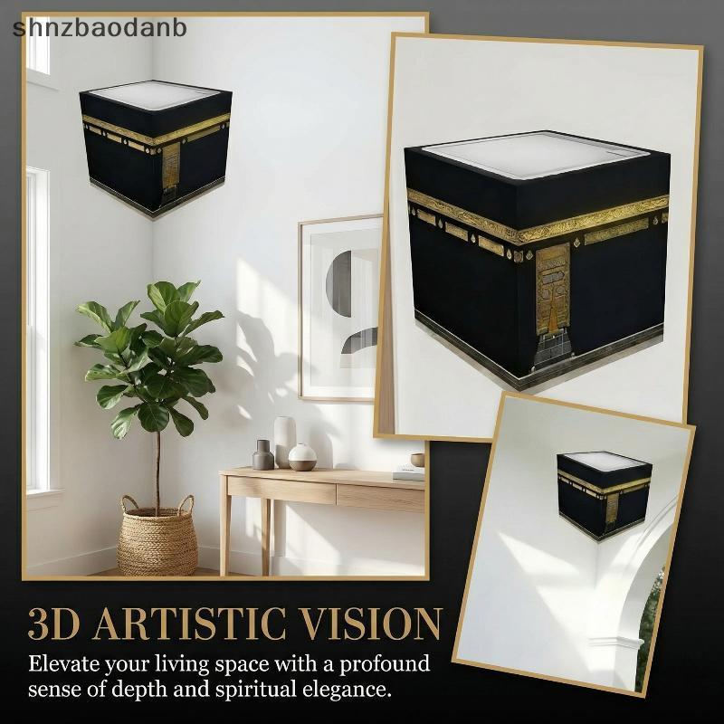 [shnzbaodanb] 3D VisionจําลองผนังStiers,มุมเป็นไปไม่ได้3D Optical Illusion Wall Art,ที่ถอดออกได้3Dผล