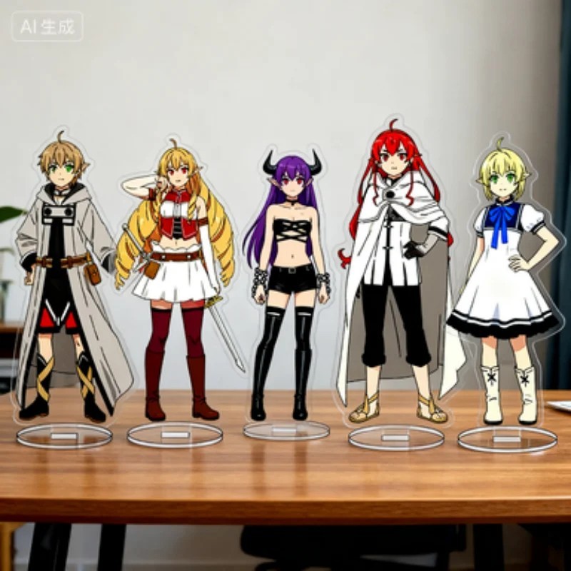 Standee อะนิเมะ Unemployed Reincarnation Mushoku Tensei รุ่น Mica อะคริลิคโต๊ะศึกษาอุปกรณ์ตกแต่งของข