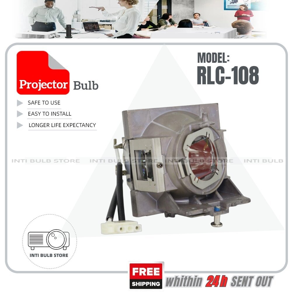 สําหรับ VIEWSONIC โคมไฟโปรเจคเตอร์ RLC-108 PA500S PA500X PA503S PA503SE PA503X PA503XE PG603X PS501X