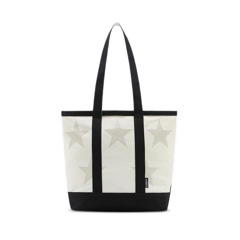Converse Canvas Five Star Unisex Tote Bag - Egret