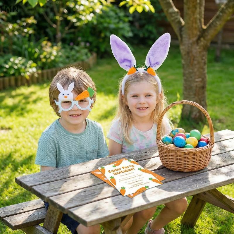 [TMN] อีสเตอร์หูกระต่ายน่ารัก s Plush Bunny หูแครอท Hairband Party คอสเพลย์เครื่องแต่งกาย Headwear ล