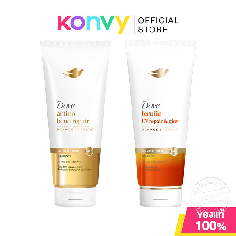 Dove Conditioner โดฟ ครีมนวดผม 330ml (Amino Bond/Ferulic+ UV Repair)