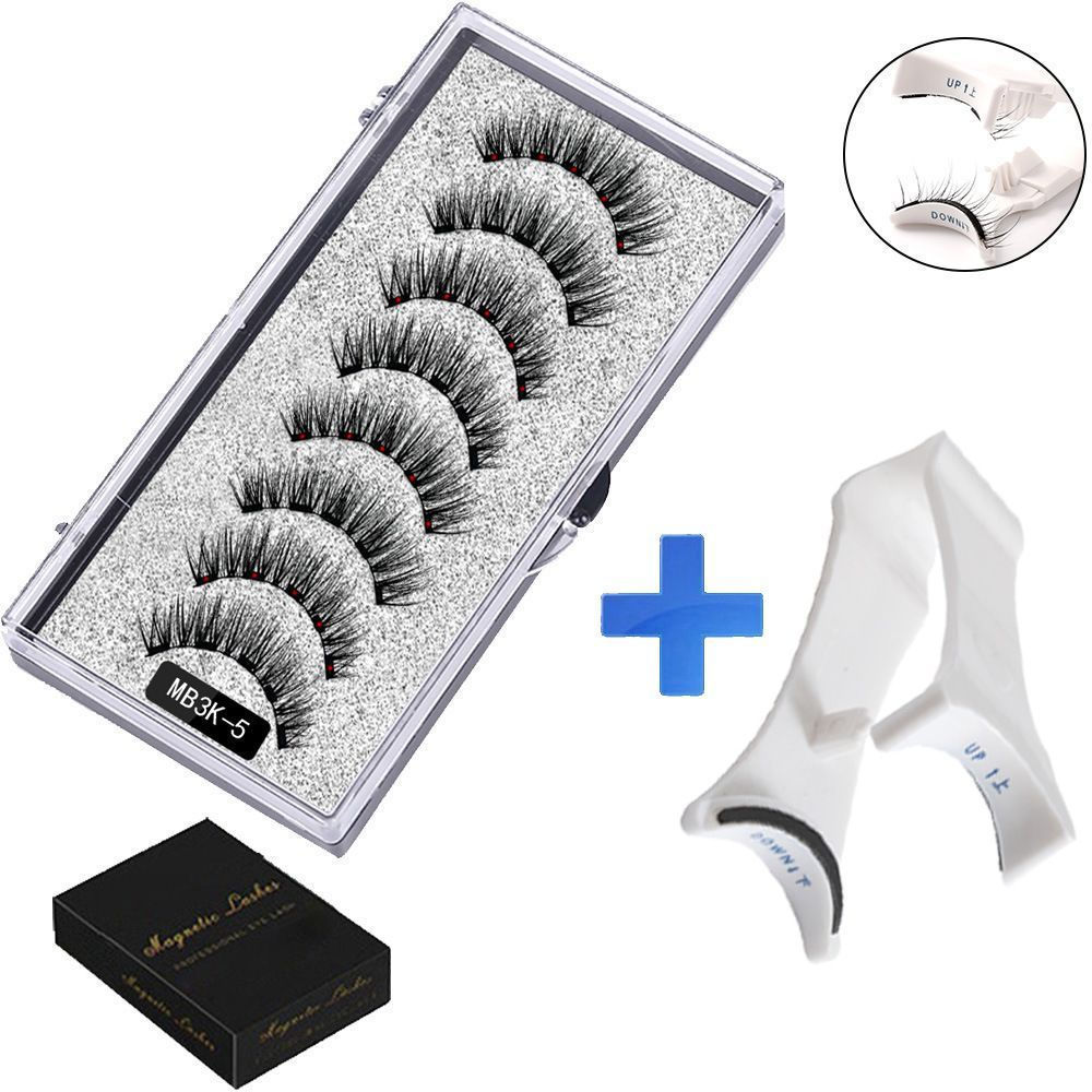 New Product#Magnetic False Eyelashes Two-Pair Set, Thick Magnetic False Eyelashes, Natural Magnetic 
