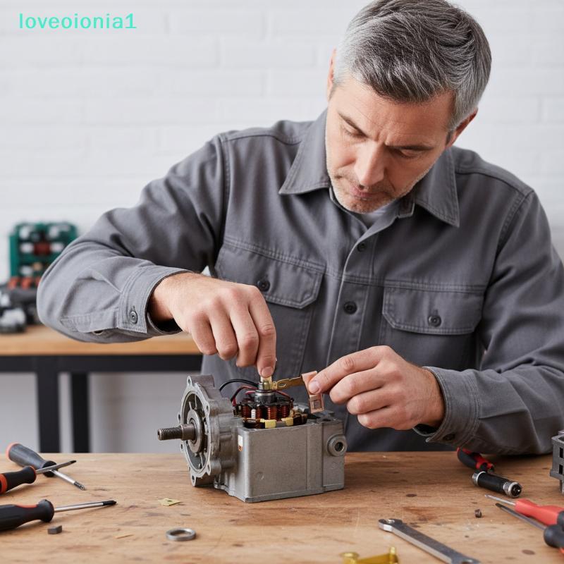 loveoionia1 2/6/10 ชิ้นสว่านไฟฟ้า DIY เครื่องมือไฟฟ้า DC มอเตอร์คาร์บอนแปรงสําหรับ RS-775WC RS-775SH