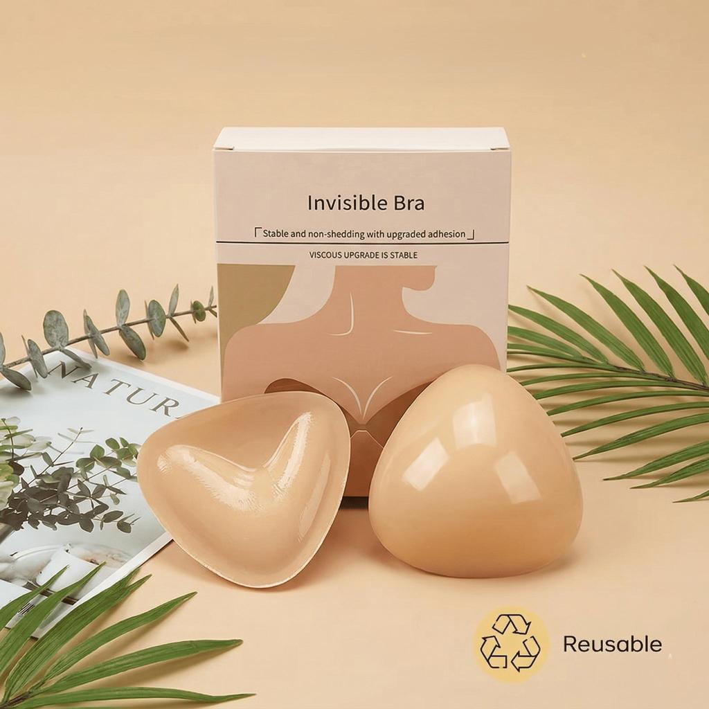 Push Up Bra Pad ฟองน้ำเสริมอก กาว 2 ด้าน ดันทรงชิด ยกอก กันน้ำ ใช้ซ้ำได้ คุ้มสุด ๆ บราปีกนก
