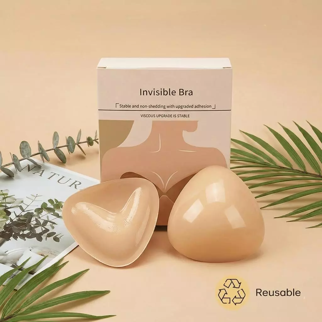 Push Up Bra Pad ฟองน้ำเสริมอก กาว 2 ด้าน ดันทรงชิด ยกอก กันน้ำ ใช้ซ้ำได้ คุ้มสุด ๆ บราปีกนก