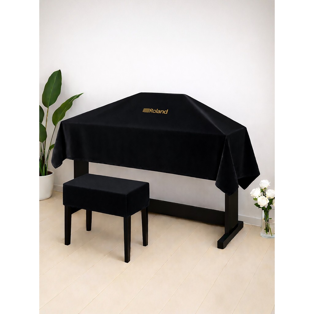 ผ้าคลุมเปียโนไฟฟ้าผ้าเช็ดตัวเหมาะสําหรับ Yamaha Universal 88-Key Velvet 61-Key คีย์บอร์ดอิเล็กทรอนิก