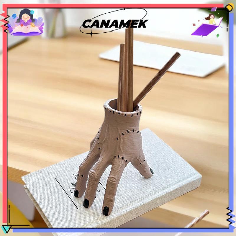 [CANAMEK] Creative สยองขวัญปาล์มผู้ถือปากกา Gothic Claw ผู้ถือปากกา Series กล่องเก็บ Buet บ้าน DIY ตกแต่งของเล่นสําหรับ Halloween Garden สต็อกใหม่