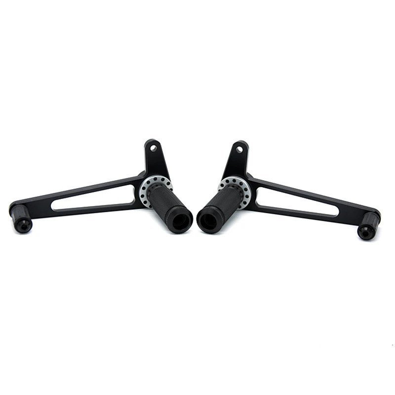 รถจักรยานยนต์ Cafe Racer เท้า peg เท้า Rests หมุด Rearset อะไหล่สําหรับ YAMAHA Custom Bobber สําหรับ
