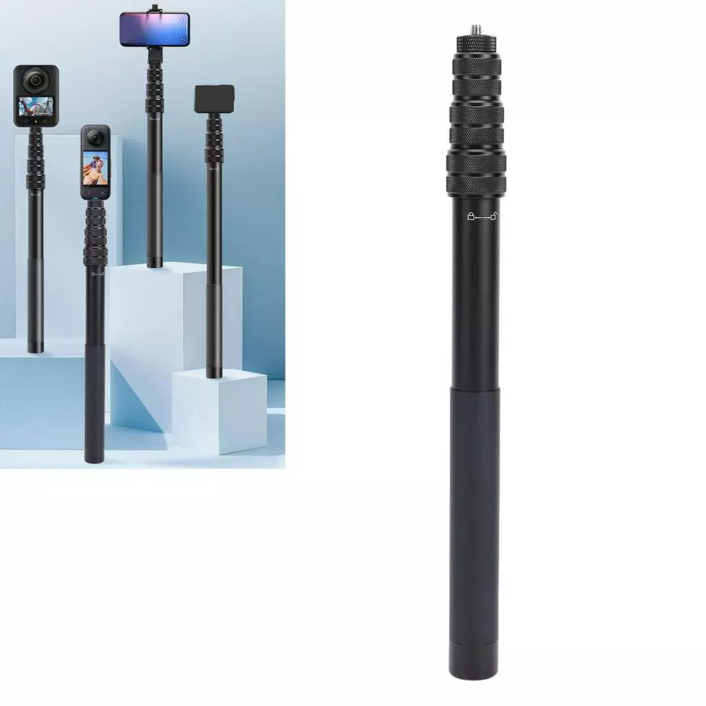 ไม้เซลฟี่ Selfie Stick สำหรับ Insta360 GO Ultra อลูมิเนียม