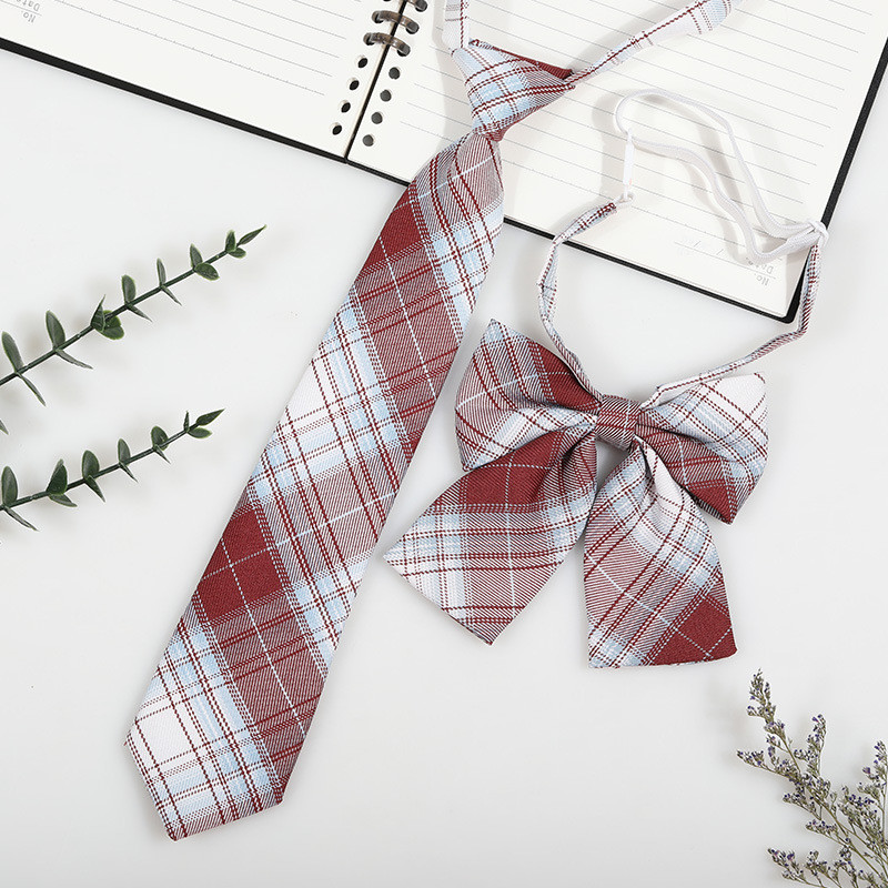 JK No-tie bow tie set, flat bow tie, college style, Korean version JK020Golden Fish Princess Tie+Bow