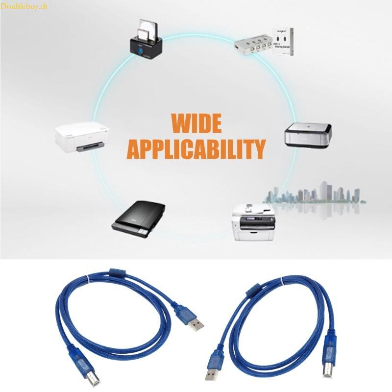Doublebuy USB 2 0 สายเครื่องพิมพ์ 140 470 ซม.ยาว USB2 0 การพิมพ์สําหรับ XP-440 XP-430 XP-420 ความเข้