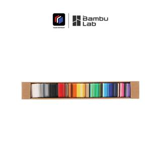 แผ่นตัวอย่างสีเส้น Bambu FIlament Swatch มี 80 ตัวอย่างสี ทั…