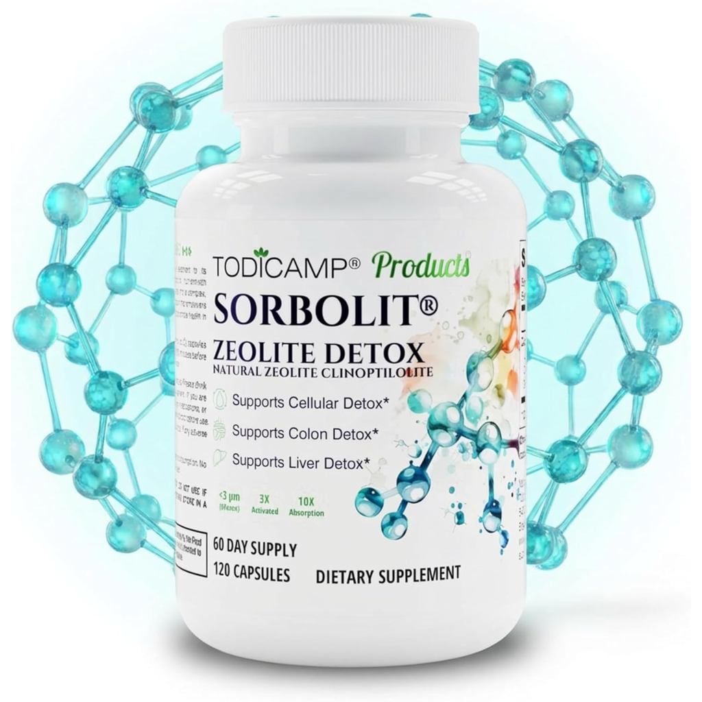 Zeolite for s Sorbolicat - Zeolite Capsules Binder Cleanse - Zeolite Clinoptilolite for Deep Full Bo