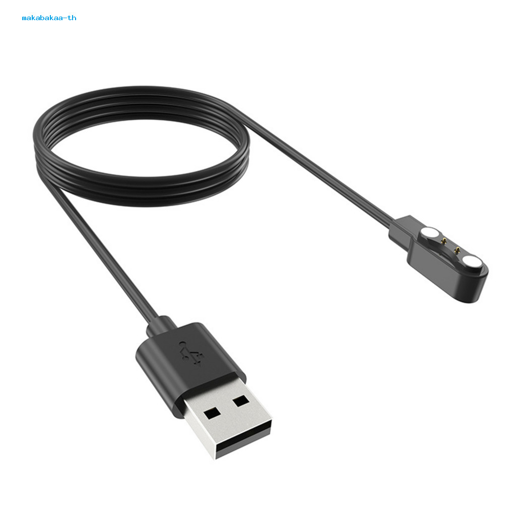 [makabakaa] สายชาร์จเร็วสายชาร์จแม่เหล็กสําหรับColmi P8 Max 2022 Smartwatch – 2-pin Usb Chargerสายไฟ