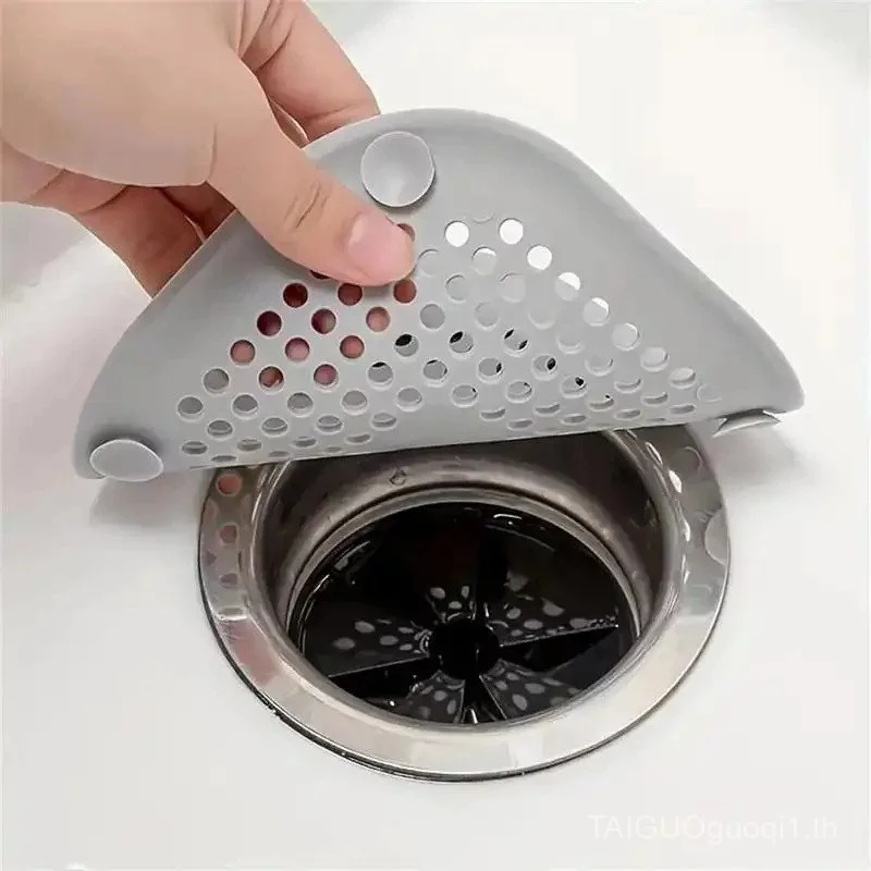Silicone Sink Drain Cover Hair Catcher Filter thumbnail 5
