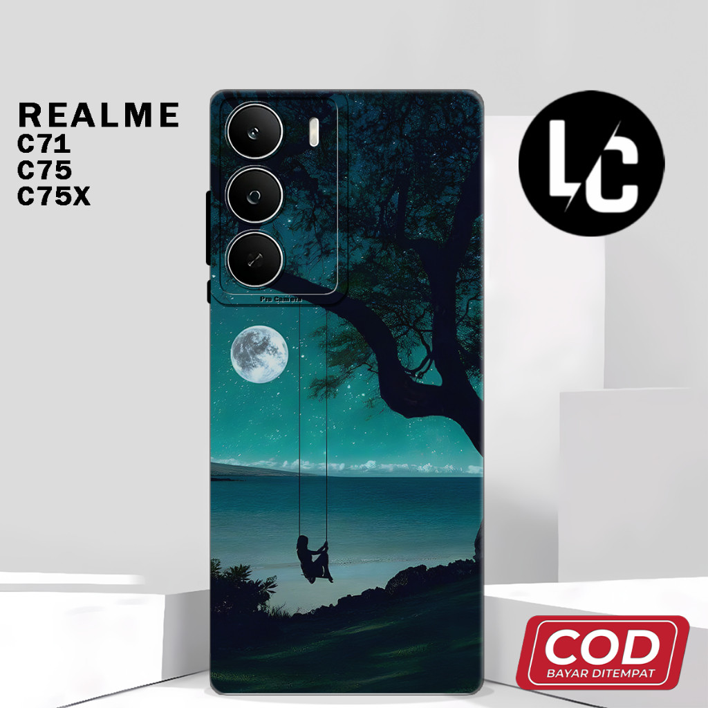 ( AF 46 ) ยืดหยุ่นยาง softcase สําหรับ REALME C71 C75X C75 ล่าสุดอะนิเมะ motif ปลอก l บทคัดย่อ l น่า