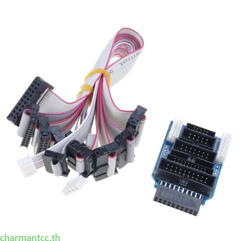 Charmantcc Low Latency JTAG เป็น SWD Converters Board 7 สายสําหรับ JTAG V 8 V 9 การออกแบบ