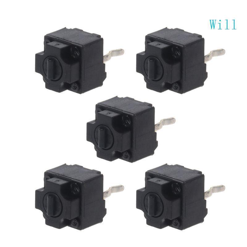 จะ 5 ชิ้นชุด EVQP0E07K เมาส์ Micro Switches Square Micro Switch สําหรับ Death NAGAadder สําหรับ IO1 