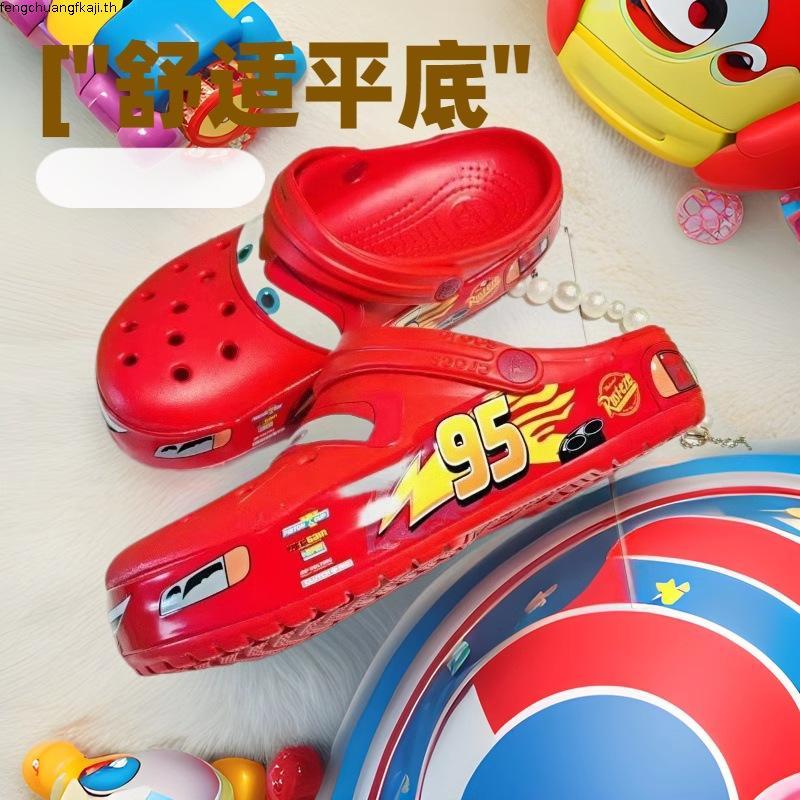 รองเท้าแตะสําหรับเด็ก  McQueen พร้อม LED กระพริบ