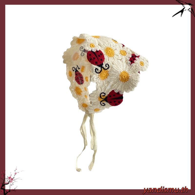 พร้อมส่ง!!H19: ผ้าโพกผมเต่าทอง