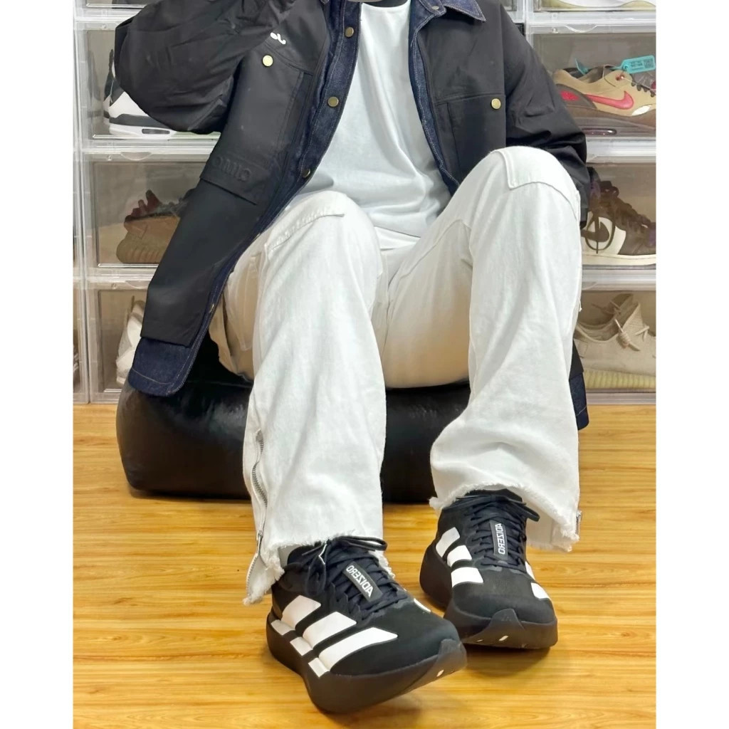 (จัดส่งทันที) 🛒⭐adidas Adizero Evo SL JP7149รองเท้ากีฬาUnisex🚚จัดส่งที่รวดเร็ว และฟรี🚚