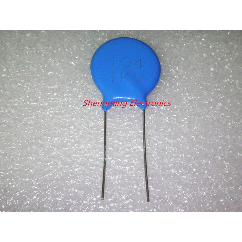 10PCS 1KV 104M 0.1UF 100NF 1000V ตัวเก็บประจุดิสก์เซรามิกกําลังสูง/HV