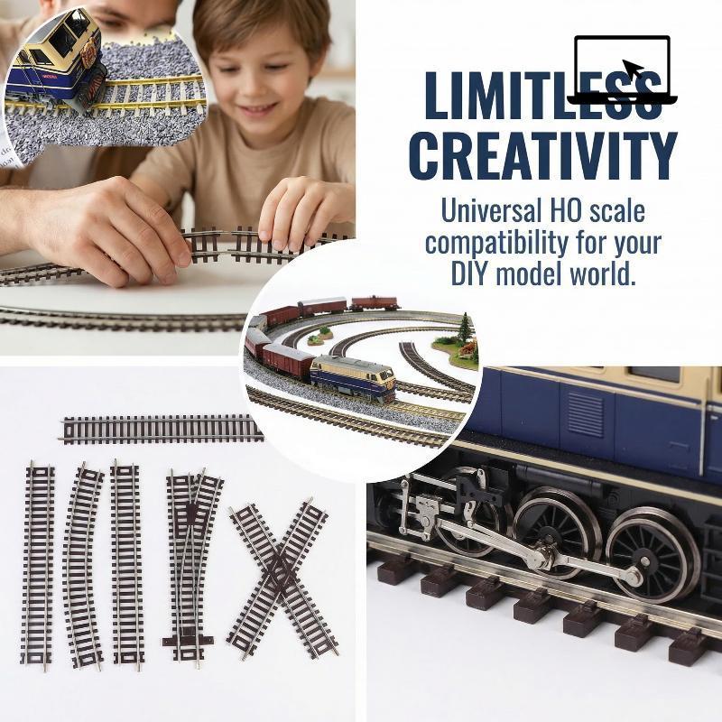 [TH] Miniature HO Train Tra 187 Scale Model Train Layout สําหรับสถาปัตยกรรมโต๊ะทรายทิวทัศน์ TH