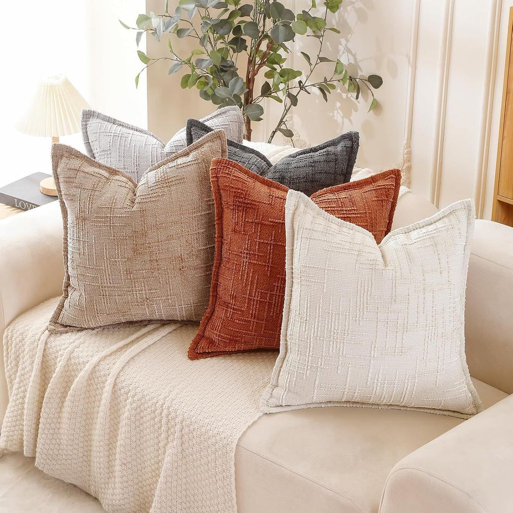 40x40 ซม./ 50x50 ซม./60x60 ซม. Chenille เบาะรองนั่ง 45x45 หมอน 30x50 ซม.โซฟาตกแต่งโยนหมอนกรณีนุ่มหรูหราสําหรับห้องนั่งเล่นตกแต่ง