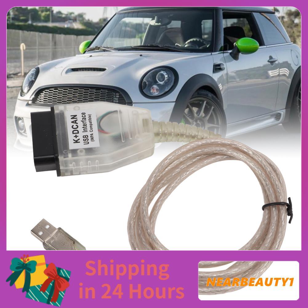 Nearbeauty1 Nearbeauty1 K USB สายวินิจฉัย E39 E60 E61 E90 E91 E92 E93 อ่านลบรหัสการเข้ารหัส FT232RL 
