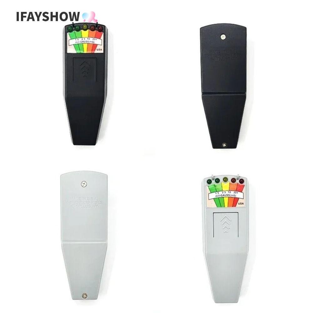 IFAYSHOW Magnetic Field Detector, EMF Detection Professional EMF Meter,แบบพกพาความไวสูงUniversal Par