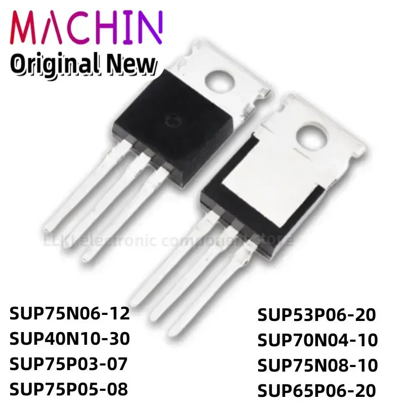 5pcs SUP75N06-12 SUP40N10-30 SUP75P03-07 SUP75P05-08 SUP53P06-20 SUP70N04-10 SUP75N08-10 SUP65P06-20