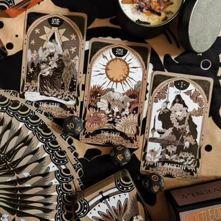 [สต๊อกพร้อม] Destiny Apostle Tarot Classic High-value 78 ชิ้นไพ่ทาโรต์สไตล์ใหม่ WJG