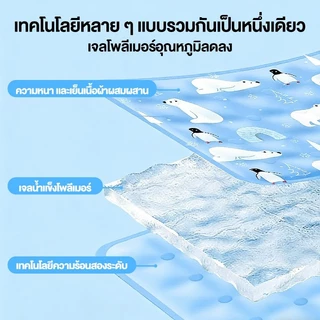 แผ่นเจลเย็นสุนัขแมว ที่นอนกันร้อน ซักได้ แผ่นรองนอนสัตว์เลี้ยง เตียงเย็น ขนาดใหญ่ ราคาถูก