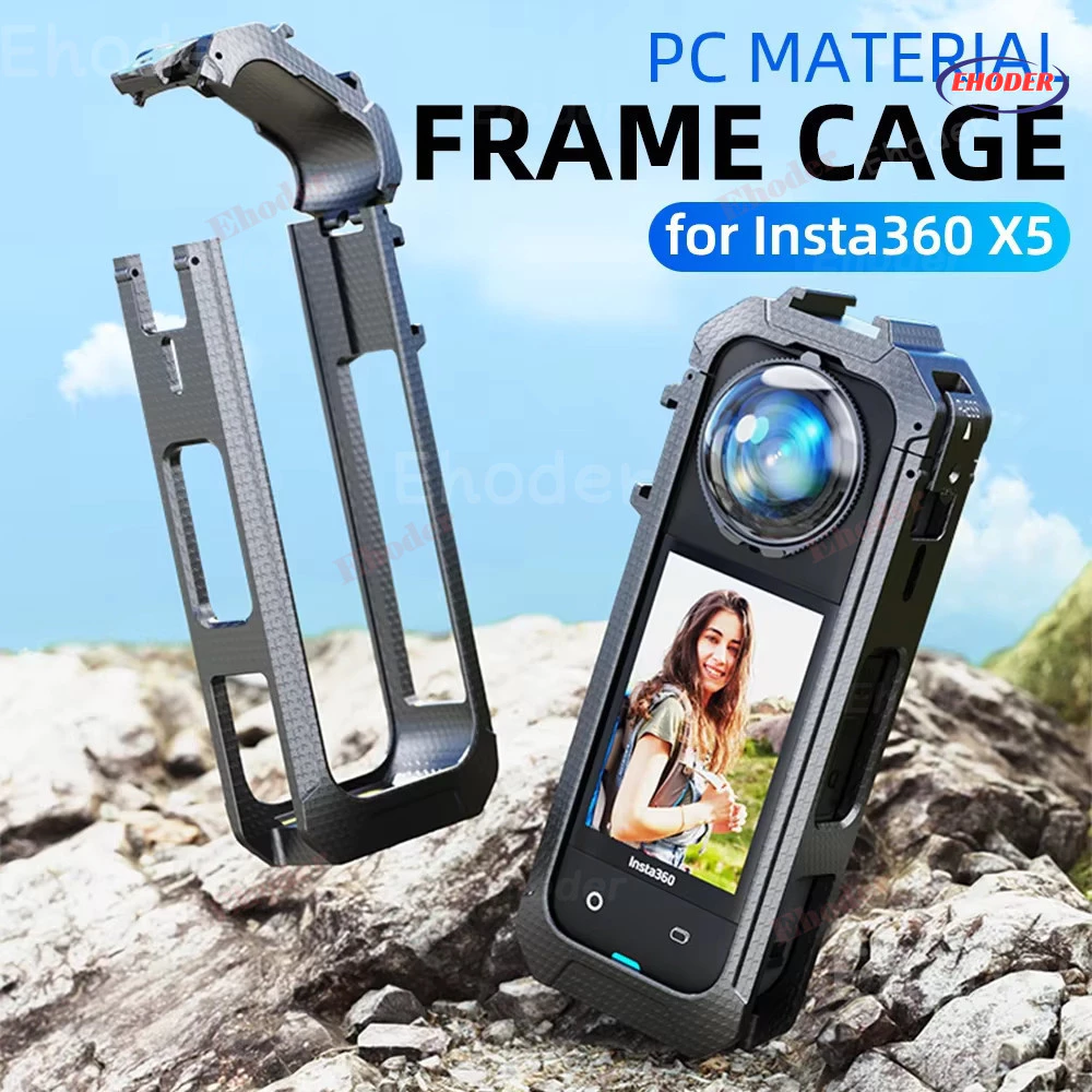 PC กรอบกรงสําหรับ Insta360 X4 Air X5 กันกระแทกกรอบสําหรับ Insta360X4Air Insta360x4 Insta360X5 กล้องอุปกรณ์เสริม thumbnail 3