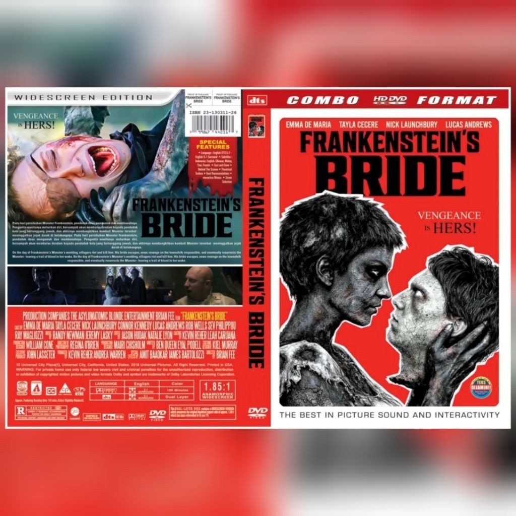 FRANKENSEINS BRIDE Movie Cassette - 2026 HD