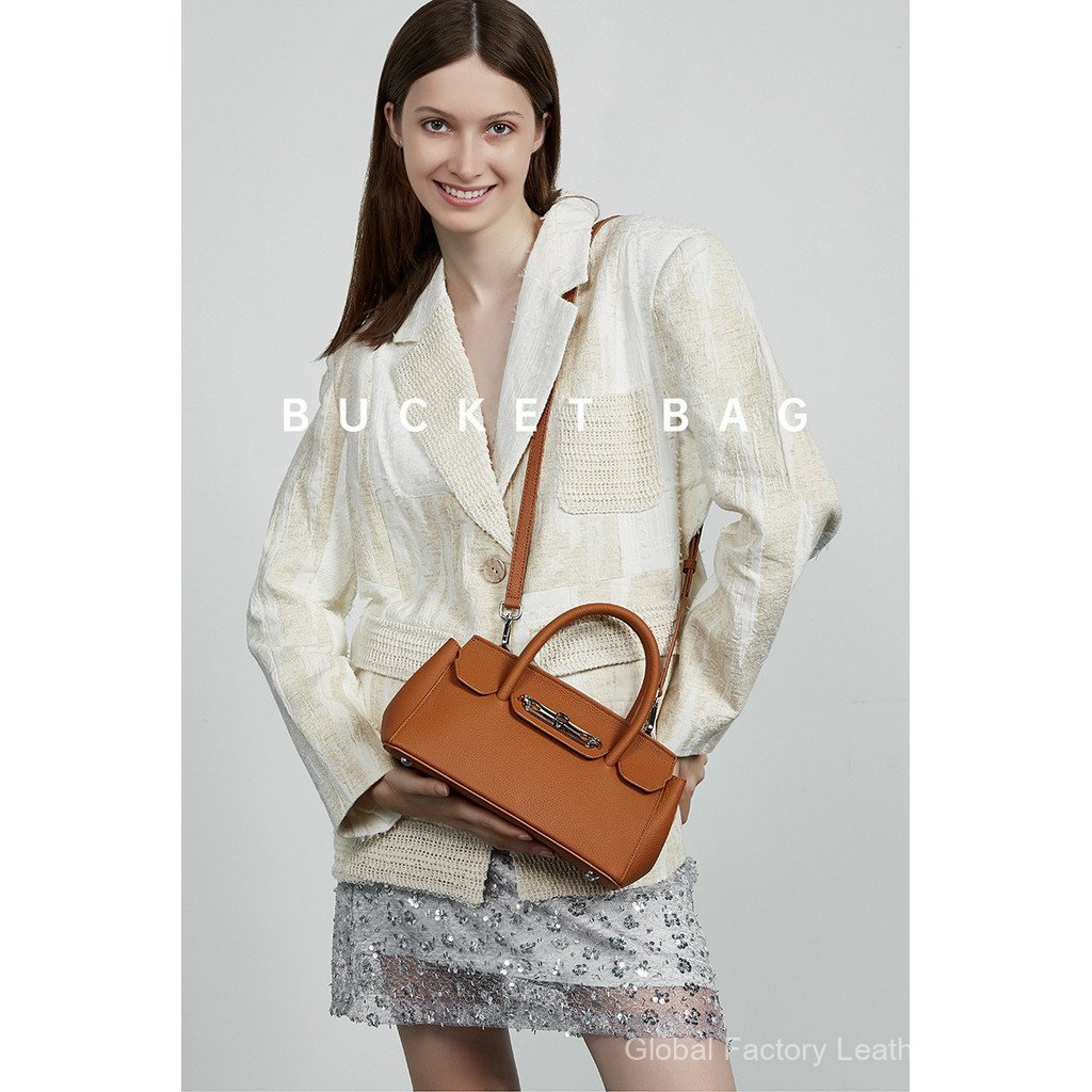 แฟชั่นกระเป๋าถือหนังแท้กระเป๋าMessengerลําลองสไตล์ใหม่หนังวัวชั้นแรกกระเป๋าสุภาพสตรีกระเป๋าถือหนังแท