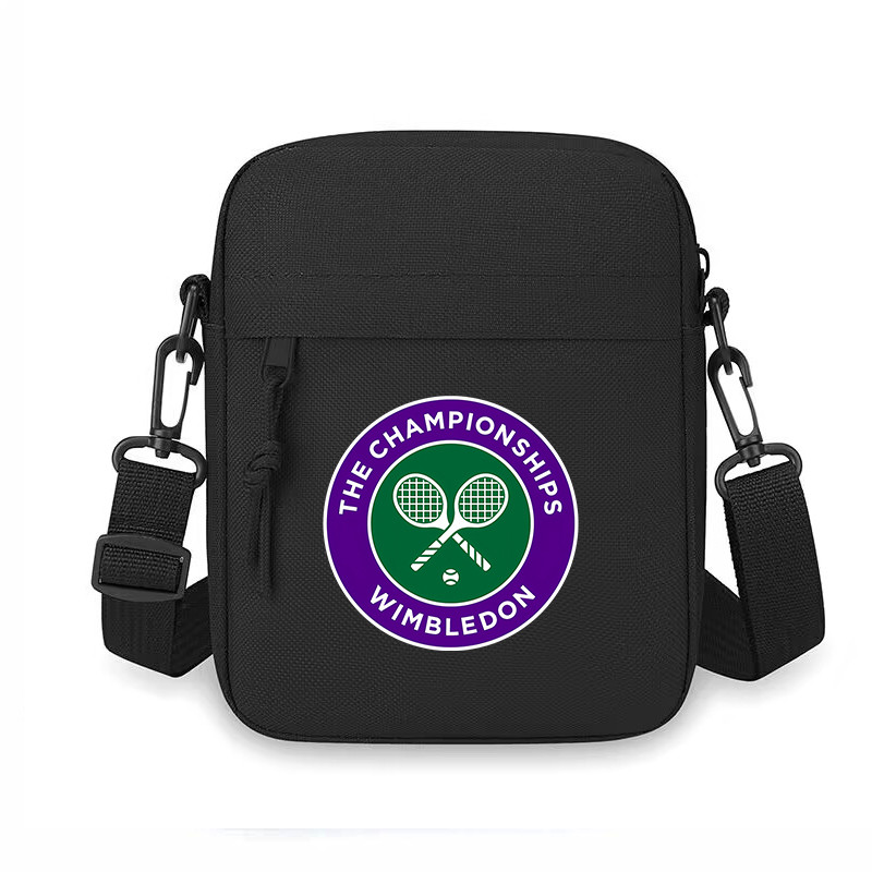 ขายร้อน Wimbledon Tennis Badge Unisex Crossbody Bag Small Shoulder กระเป๋าคาดเอว, Grand Slam Design 