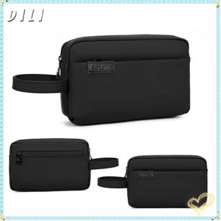 ดีลี กระเป๋าคลัทช์หนังซิปปิดกระเป๋าถือผู้ชายหลายชั้นย้อนยุคท…