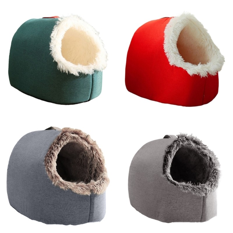 LA Durability Softable Pet House Indoor Pet Sleep House Washable Cat Caves