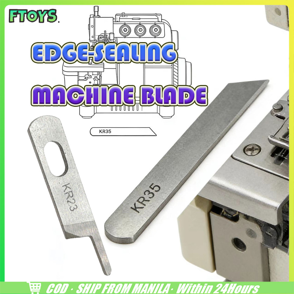 จัดส่งใน24ชม.ใบมีดจักรโพ้ง 4เส้น อุตสาหกรรม สำหรับเครื่อง747 ใบมีดบนKR23 ใบมีดล่างKR35 อุปกรณ์เสริม